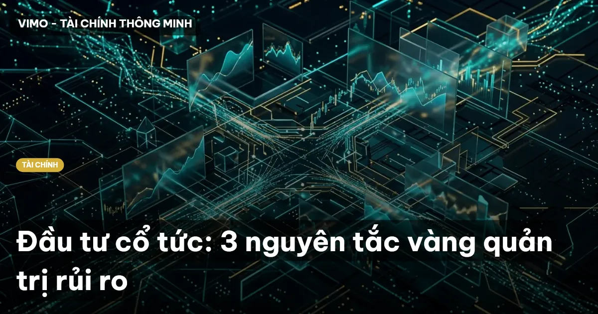 Đầu tư cổ tức: 3 nguyên tắc vàng quản trị rủi ro