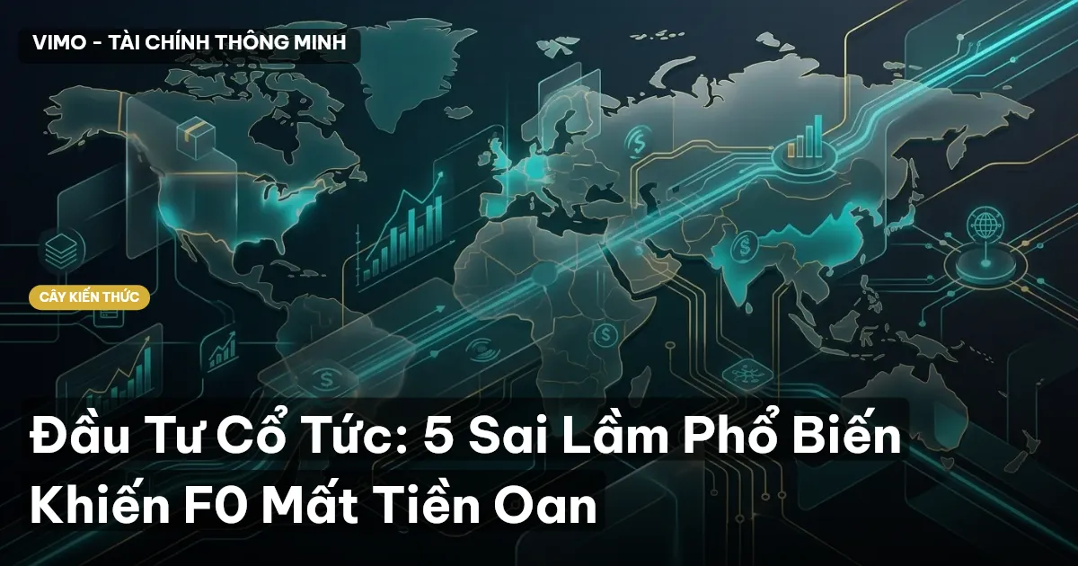 Đầu Tư Cổ Tức: 5 Sai Lầm Phổ Biến Khiến F0 Mất Tiền Oan