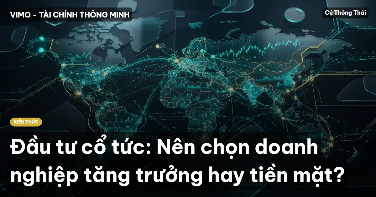 Đầu tư cổ tức: Nên chọn doanh nghiệp tăng trưởng hay tiền mặt?