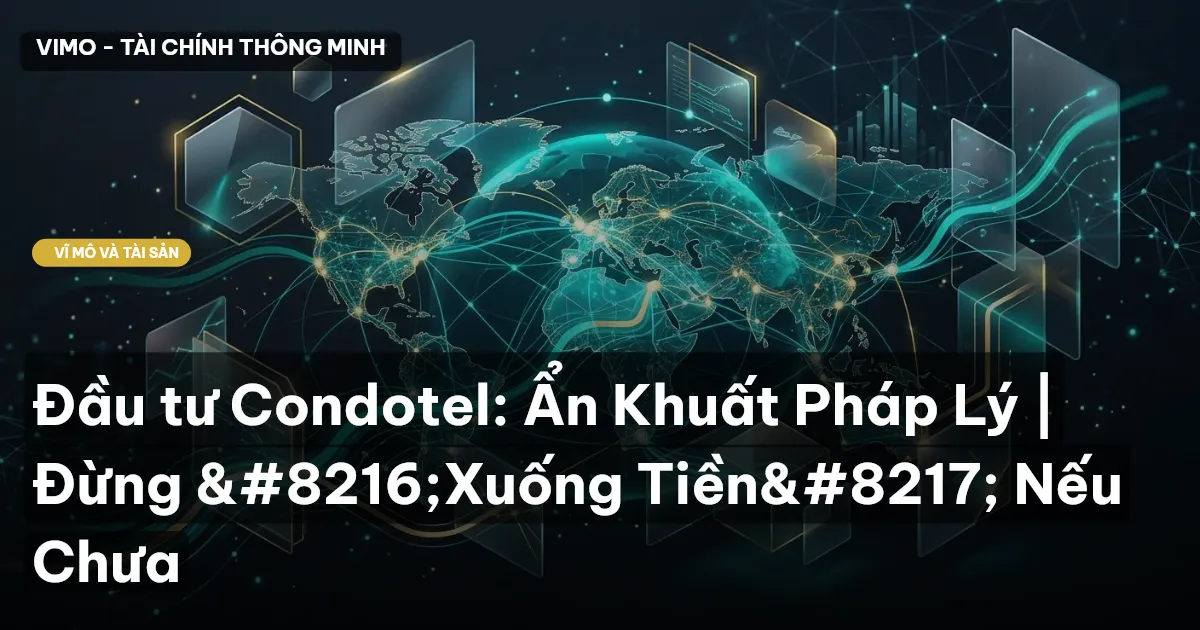 Đầu tư Condotel: Ẩn Khuất Pháp Lý | Đừng 'Xuống Tiền' Nếu Chưa