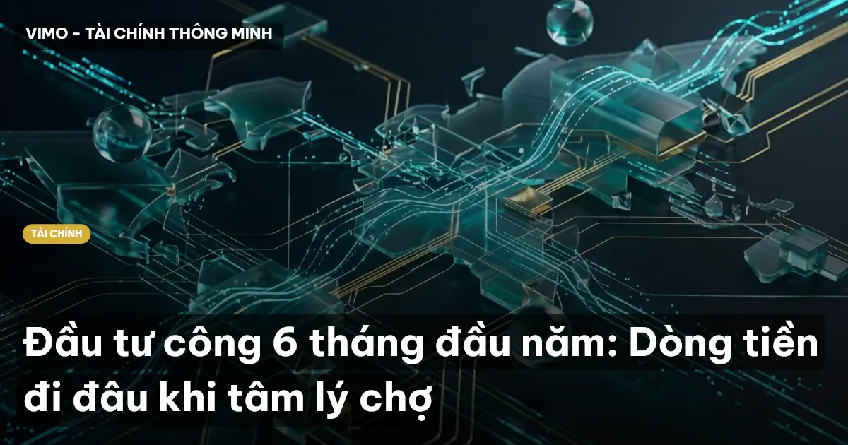 Đầu tư công 6 tháng đầu năm: Dòng tiền đi đâu khi tâm lý chợ