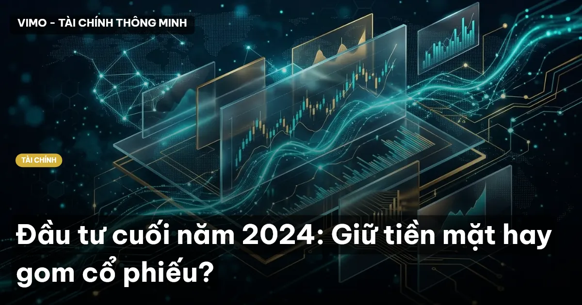 Đầu tư cuối năm 2024: Giữ tiền mặt hay gom cổ phiếu?