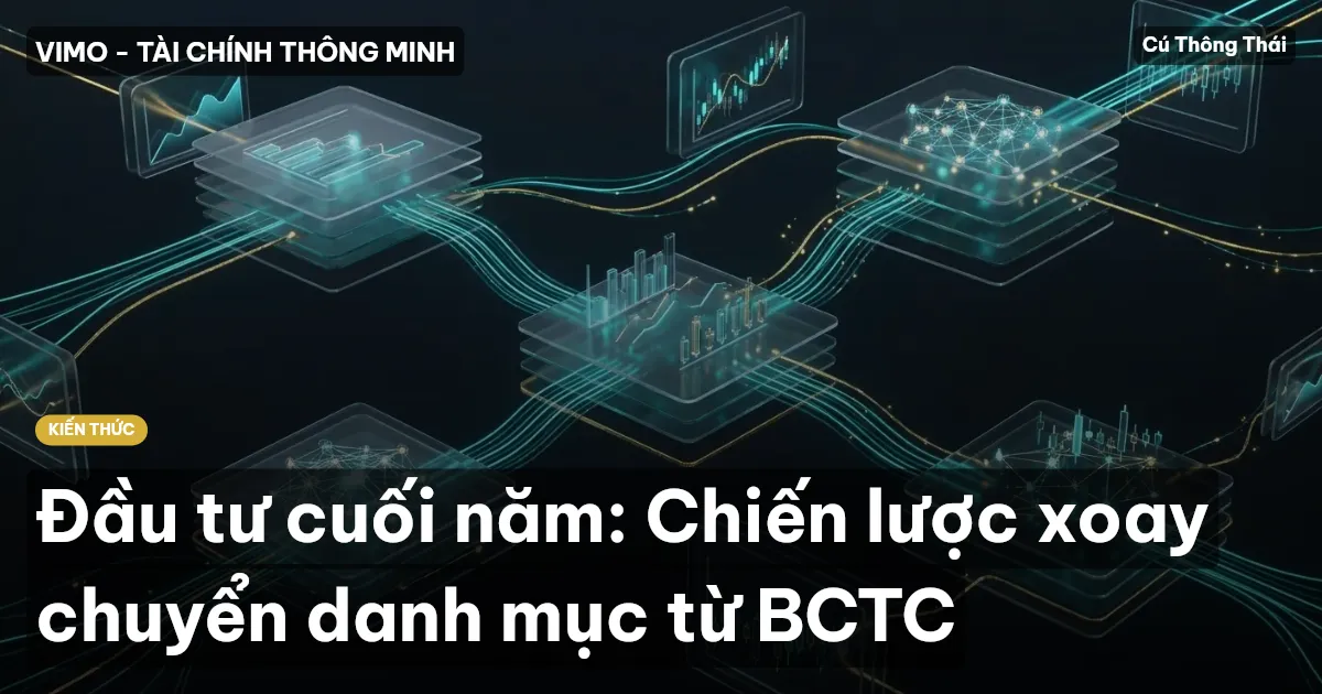 Đầu tư cuối năm: Chiến lược xoay chuyển danh mục từ BCTC