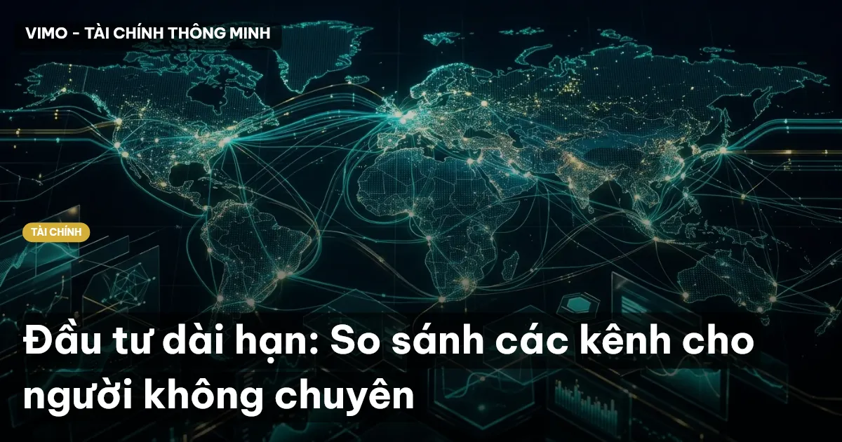 Đầu tư dài hạn: So sánh các kênh cho người không chuyên