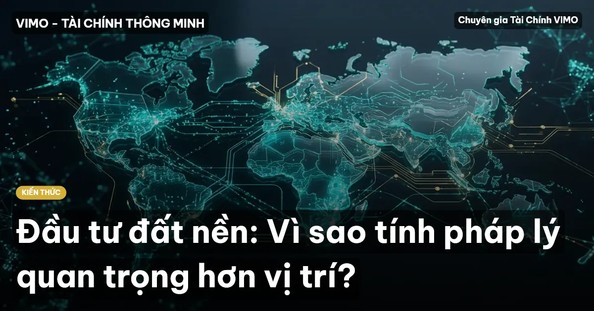 Đầu tư đất nền: Vì sao tính pháp lý quan trọng hơn vị trí?