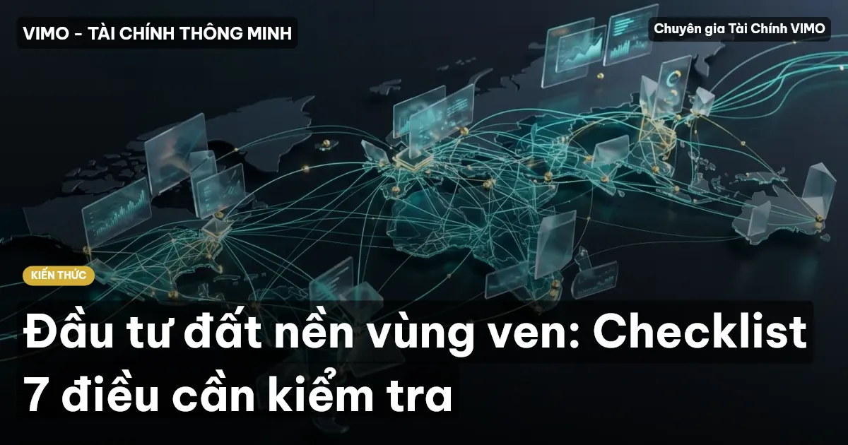 Đầu tư đất nền vùng ven: Checklist 7 điều cần kiểm tra