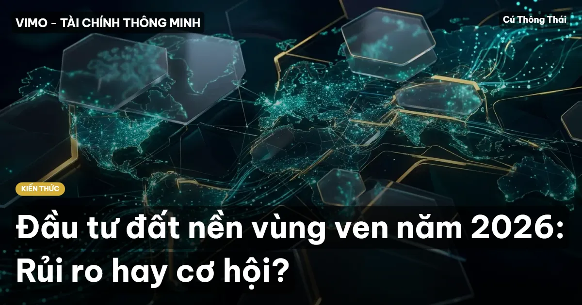 Đầu tư đất nền vùng ven năm 2026: Rủi ro hay cơ hội?