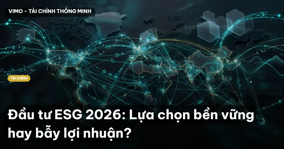 Đầu tư ESG 2026: Lựa chọn bền vững hay bẫy lợi nhuận?