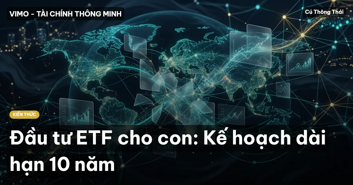 Đầu tư ETF cho con: Kế hoạch dài hạn 10 năm