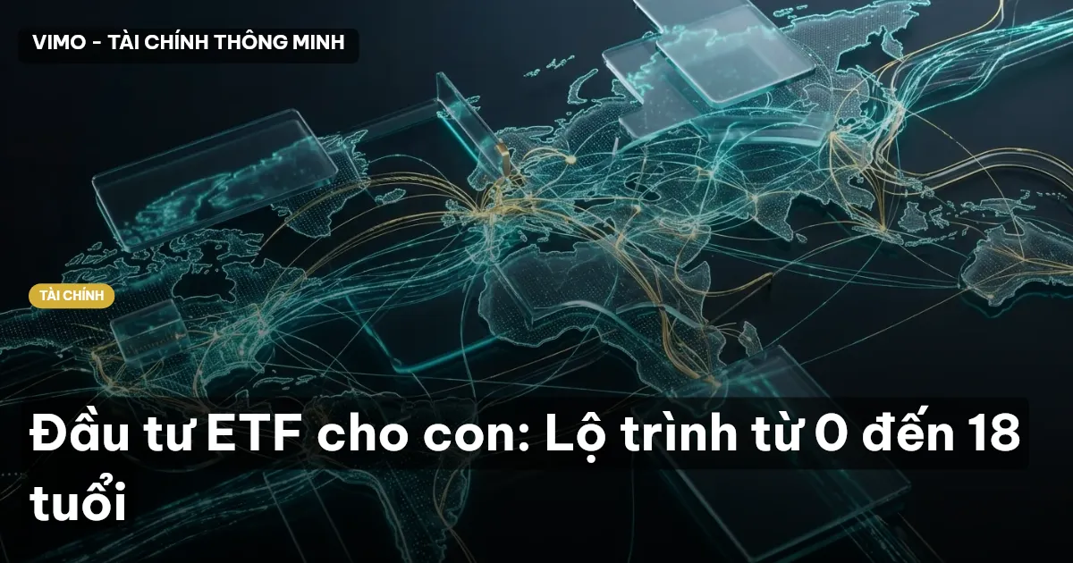 Đầu tư ETF cho con: Lộ trình từ 0 đến 18 tuổi