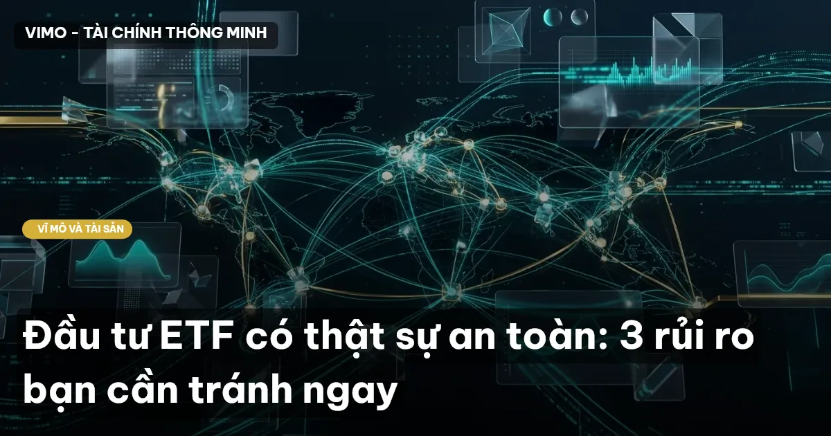 Đầu tư ETF có thật sự an toàn: 3 rủi ro bạn cần tránh ngay