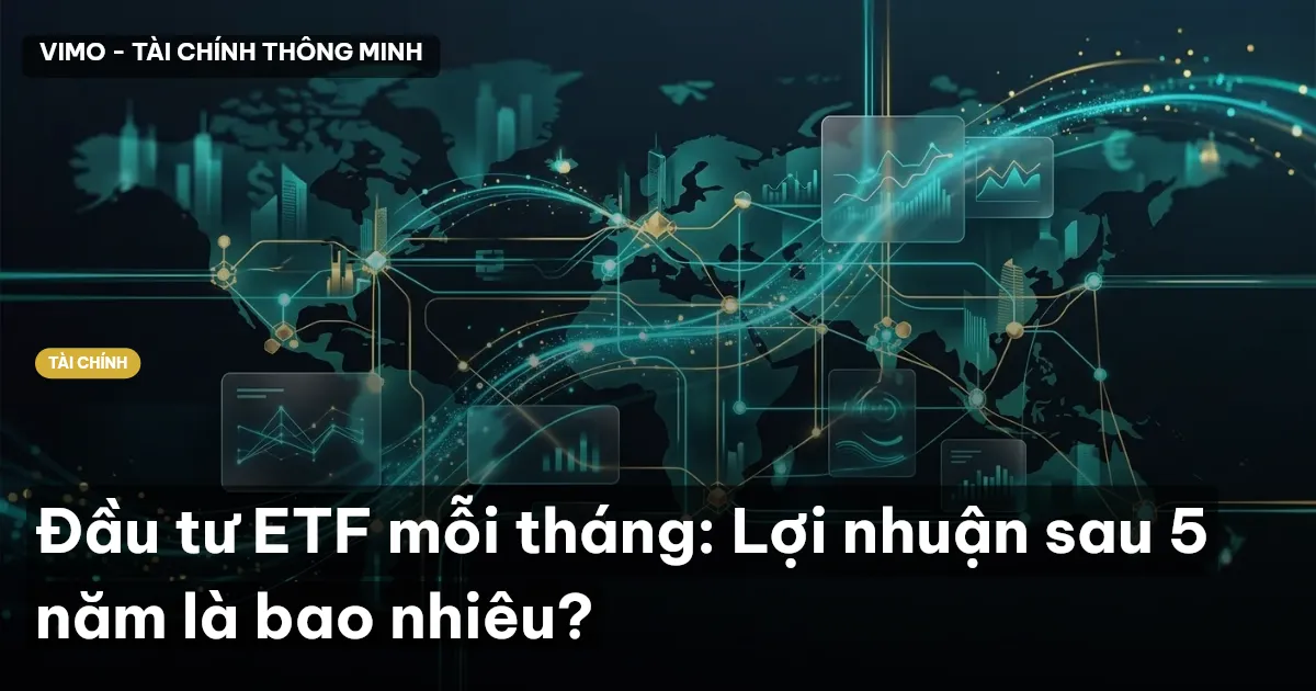 Đầu tư ETF mỗi tháng: Lợi nhuận sau 5 năm là bao nhiêu?