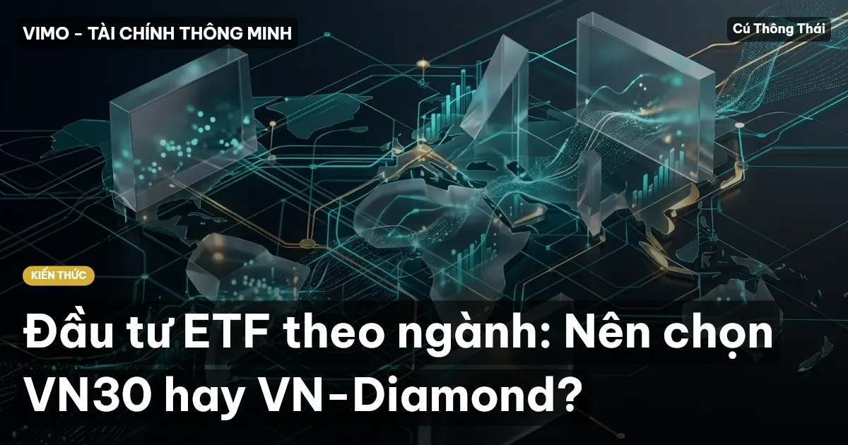 Đầu tư ETF theo ngành: Nên chọn VN30 hay VN-Diamond?