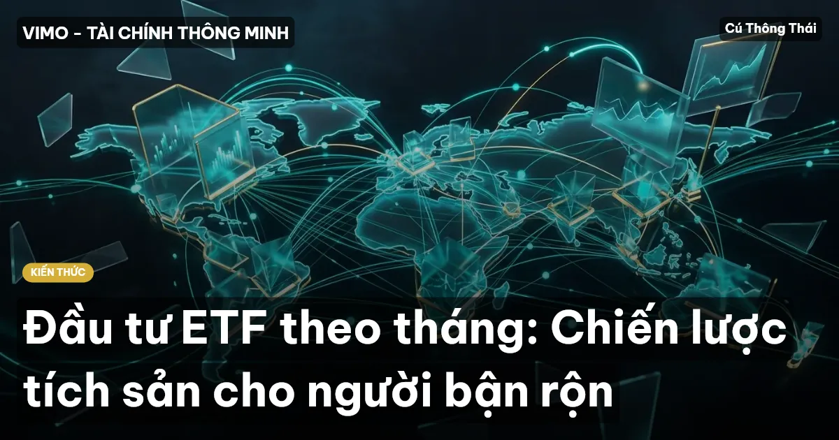 Đầu tư ETF theo tháng: Chiến lược tích sản cho người bận rộn