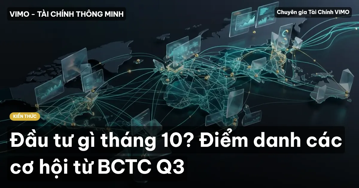 Đầu tư gì tháng 10? Điểm danh các cơ hội từ BCTC Q3