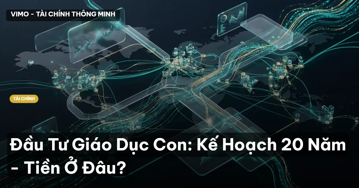 Đầu Tư Giáo Dục Con: Kế Hoạch 20 Năm - Tiền Ở Đâu?