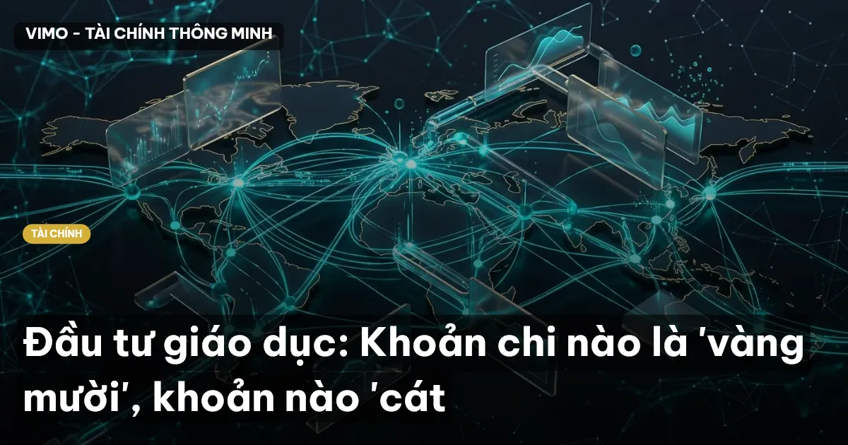 Đầu tư giáo dục: Khoản chi nào là 'vàng mười', khoản nào 'cát