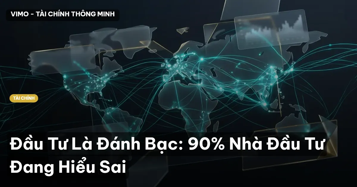 Đầu Tư Là Đánh Bạc: 90% Nhà Đầu Tư Đang Hiểu Sai