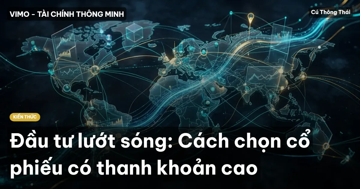Đầu tư lướt sóng: Cách chọn cổ phiếu có thanh khoản cao