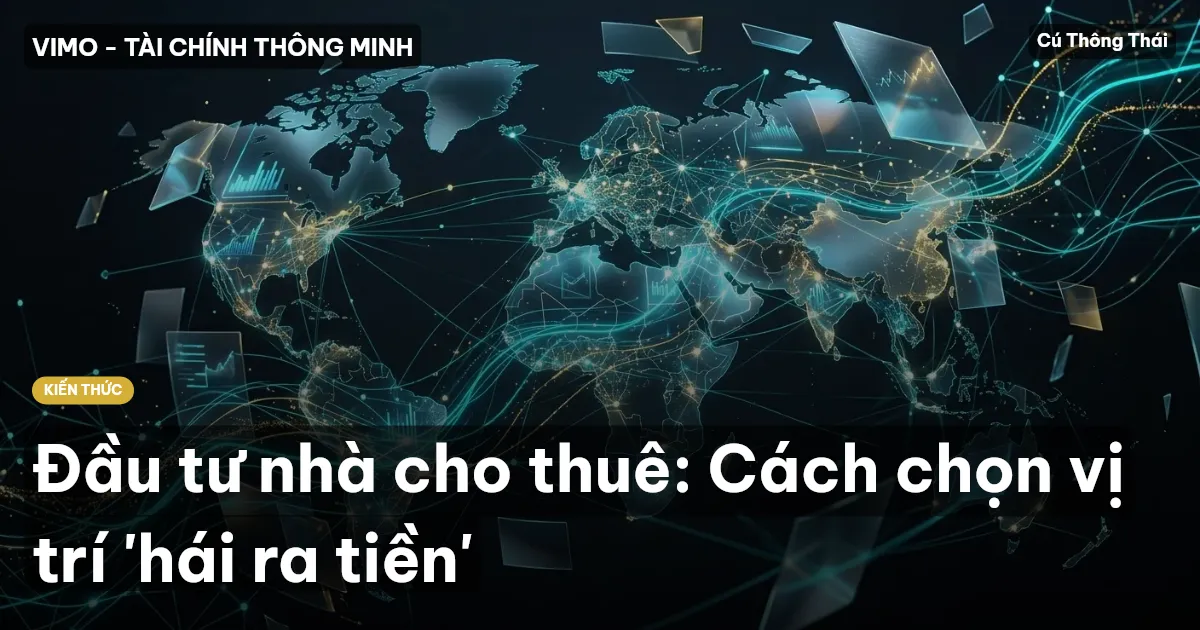 Đầu tư nhà cho thuê: Cách chọn vị trí 'hái ra tiền'