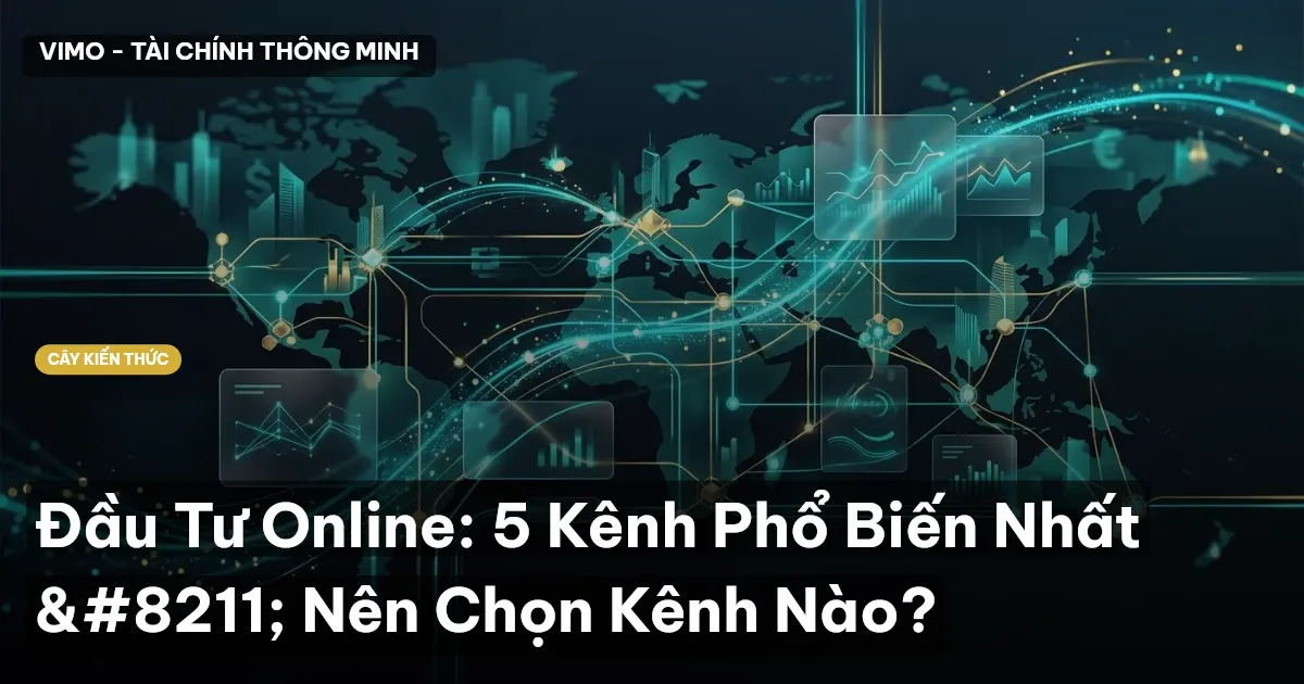 Đầu Tư Online: 5 Kênh Phổ Biến Nhất – Nên Chọn Kênh Nào?