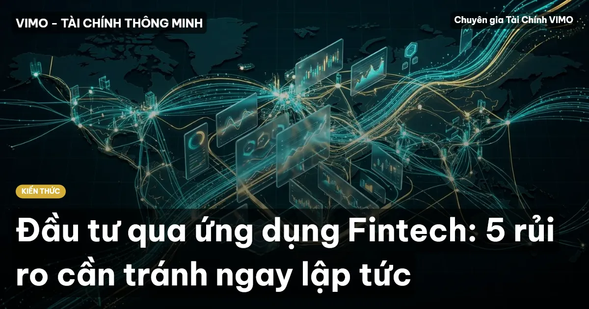 Đầu tư qua ứng dụng Fintech: 5 rủi ro cần tránh ngay lập tức