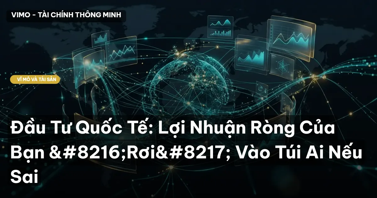 Đầu Tư Quốc Tế: Lợi Nhuận Ròng Của Bạn ‘Rơi’ Vào Túi Ai Nếu Sai