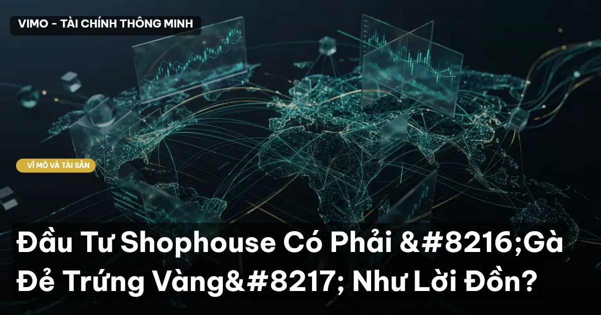 Đầu Tư Shophouse Có Phải ‘Gà Đẻ Trứng Vàng’ Như Lời Đồn?