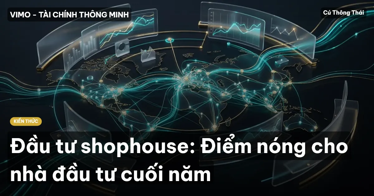 Đầu tư shophouse: Điểm nóng cho nhà đầu tư cuối năm