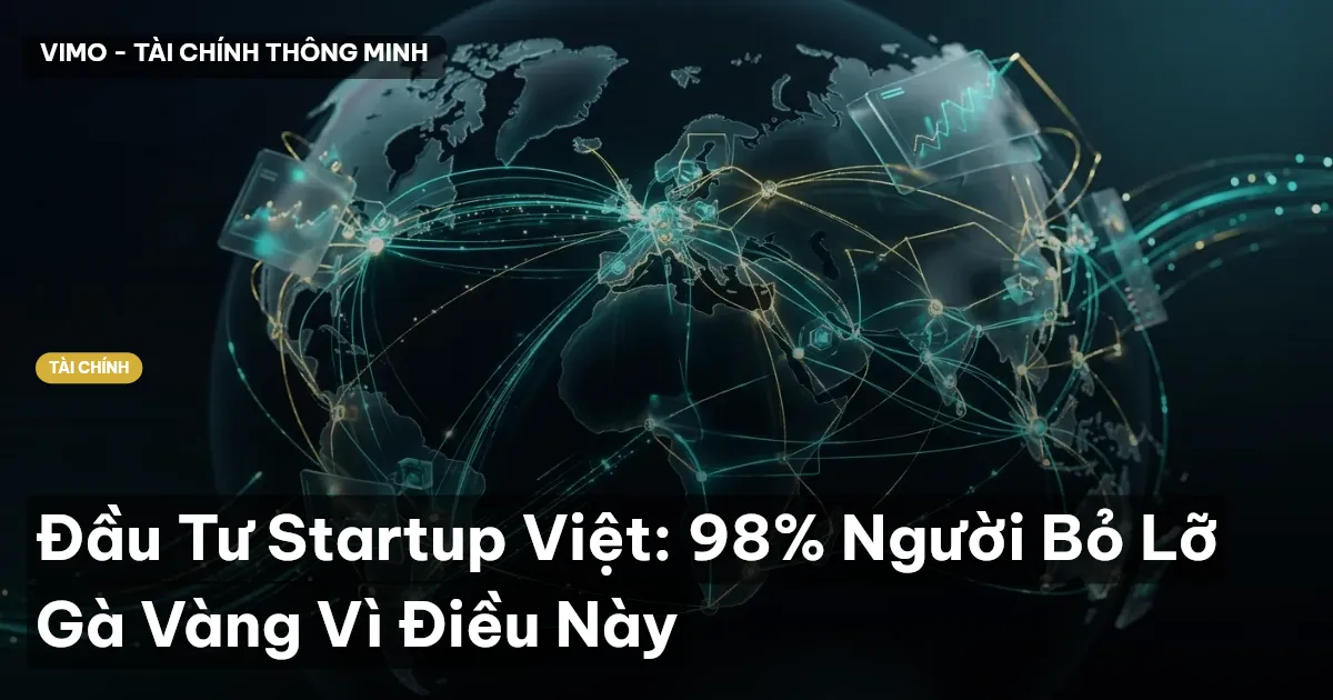 Đầu Tư Startup Việt: 98% Người Bỏ Lỡ Gà Vàng Vì Điều Này
