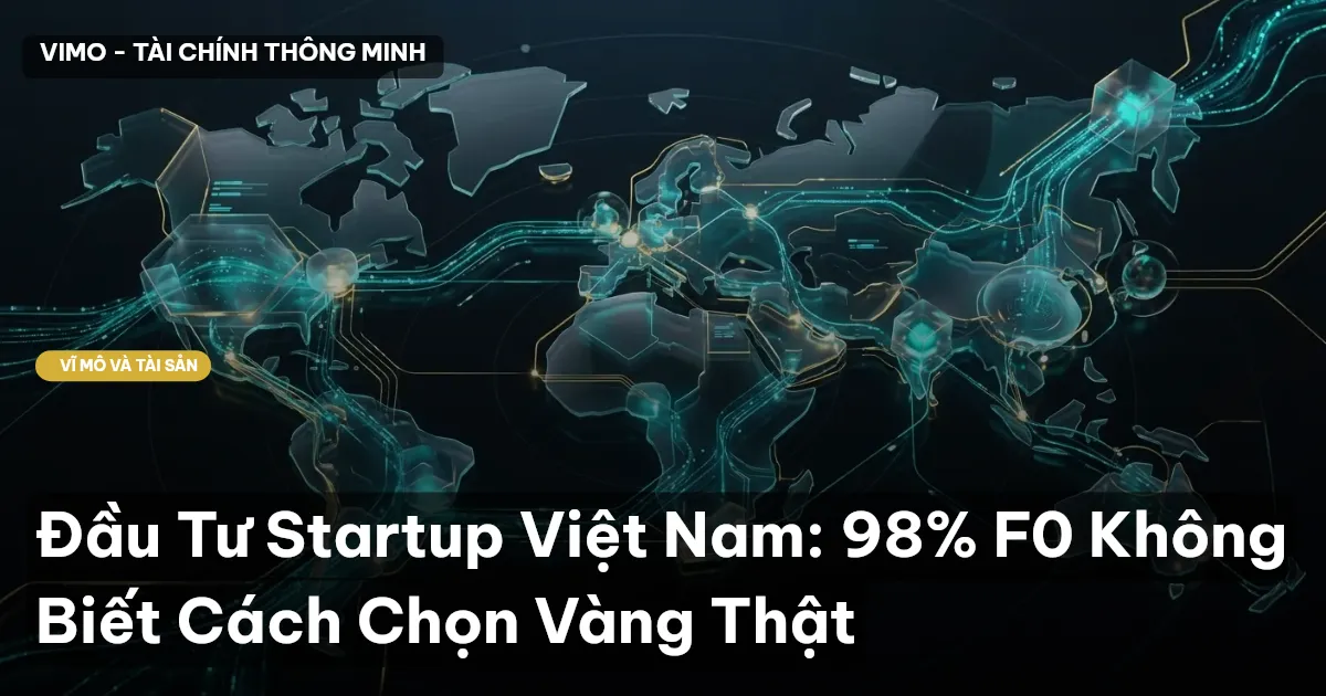Đầu Tư Startup Việt Nam: 98% F0 Không Biết Cách Chọn Vàng Thật