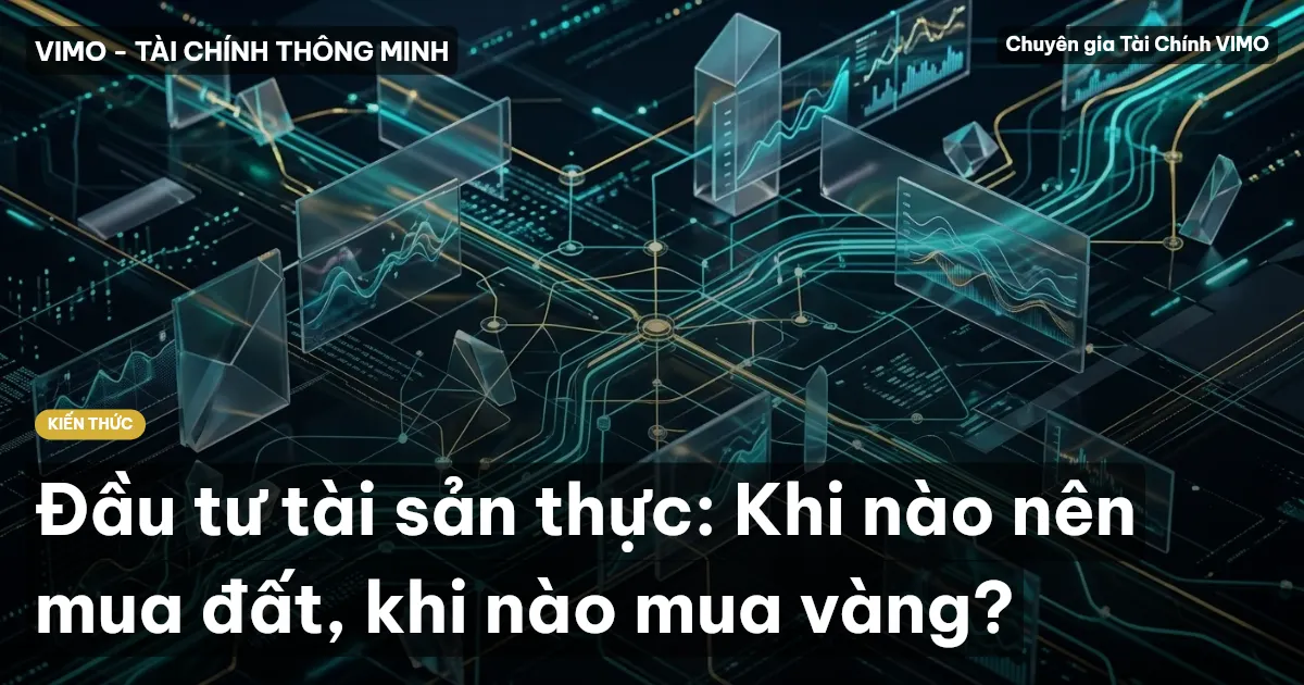 Đầu tư tài sản thực: Khi nào nên mua đất, khi nào mua vàng?