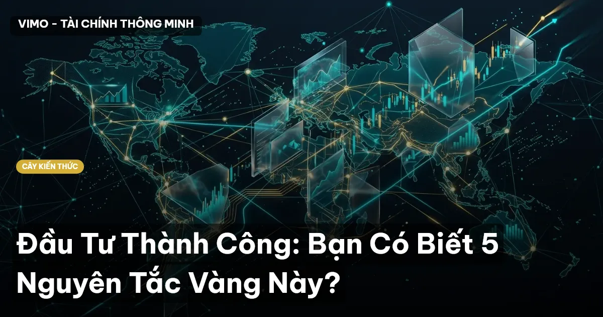 Đầu Tư Thành Công: Bạn Có Biết 5 Nguyên Tắc Vàng Này?