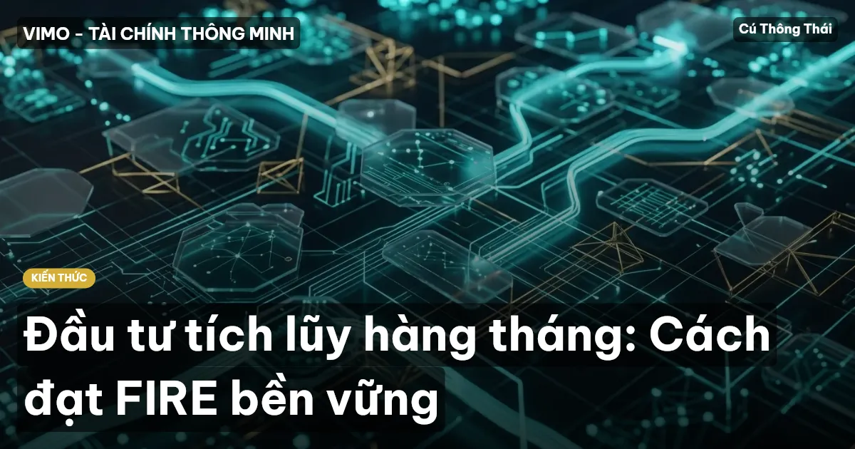 Đầu tư tích lũy hàng tháng: Cách đạt FIRE bền vững
