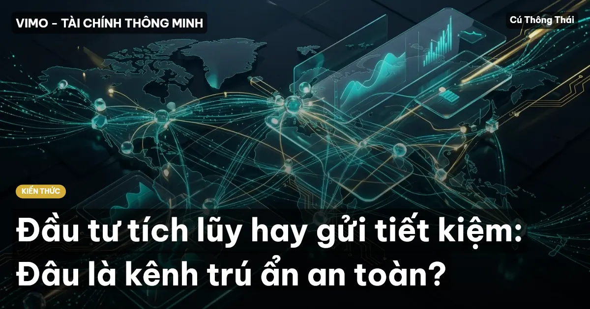Đầu tư tích lũy hay gửi tiết kiệm: Đâu là kênh trú ẩn an toàn?