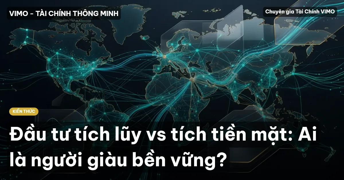 Đầu tư tích lũy vs tích tiền mặt: Ai là người giàu bền vững?