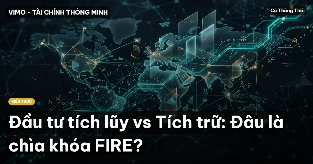 Đầu tư tích lũy vs Tích trữ: Đâu là chìa khóa FIRE?