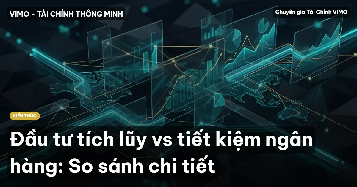 Đầu tư tích lũy vs tiết kiệm ngân hàng: So sánh chi tiết