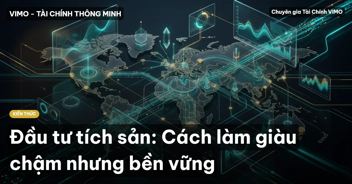 Đầu tư tích sản: Cách làm giàu chậm nhưng bền vững