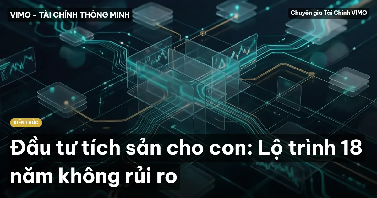 Đầu tư tích sản cho con: Lộ trình 18 năm không rủi ro