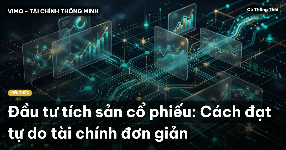 Đầu tư tích sản cổ phiếu: Cách đạt tự do tài chính đơn giản