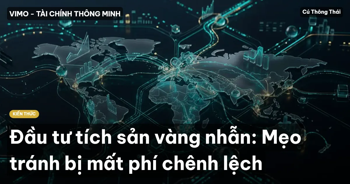 Đầu tư tích sản vàng nhẫn: Mẹo tránh bị mất phí chênh lệch