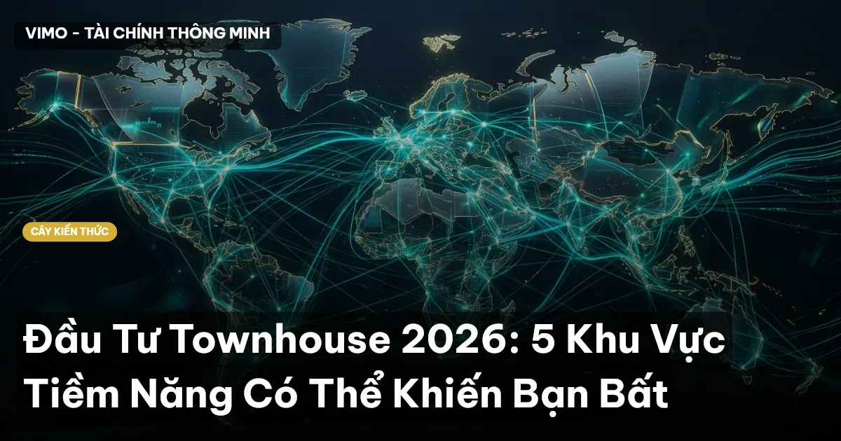 Đầu Tư Townhouse 2026: 5 Khu Vực Tiềm Năng Có Thể Khiến Bạn Bất