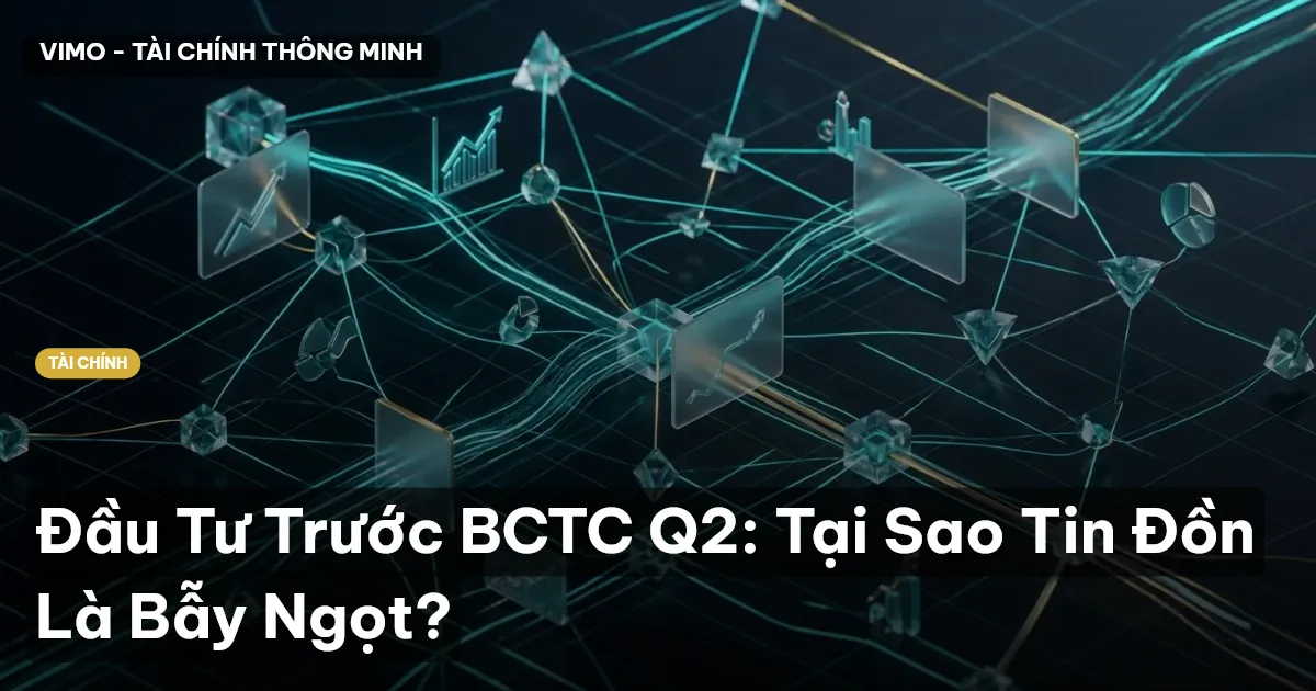 Đầu Tư Trước BCTC Q2: Tại Sao Tin Đồn Là Bẫy Ngọt?