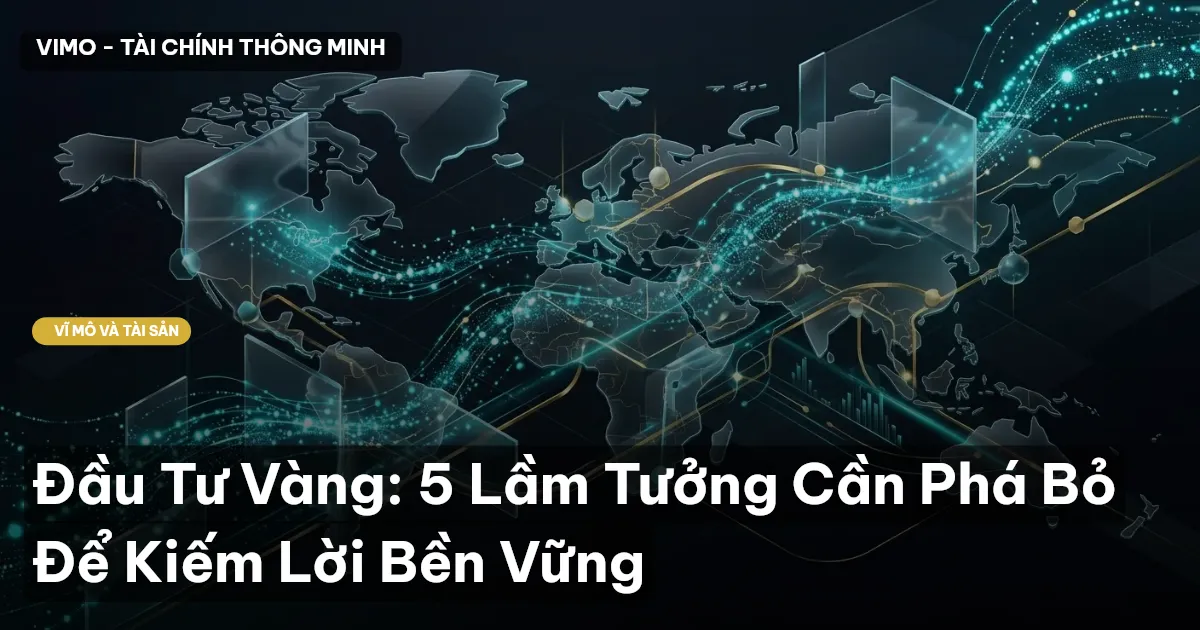 Đầu Tư Vàng: 5 Lầm Tưởng Cần Phá Bỏ Để Kiếm Lời Bền Vững