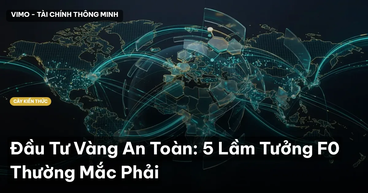 Đầu Tư Vàng An Toàn: 5 Lầm Tưởng F0 Thường Mắc Phải