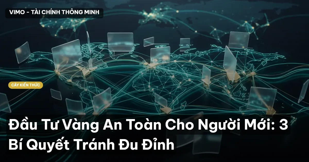 Đầu Tư Vàng An Toàn Cho Người Mới: 3 Bí Quyết Tránh Đu Đỉnh
