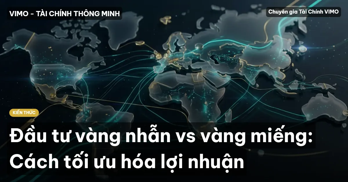 Đầu tư vàng nhẫn vs vàng miếng: Cách tối ưu hóa lợi nhuận