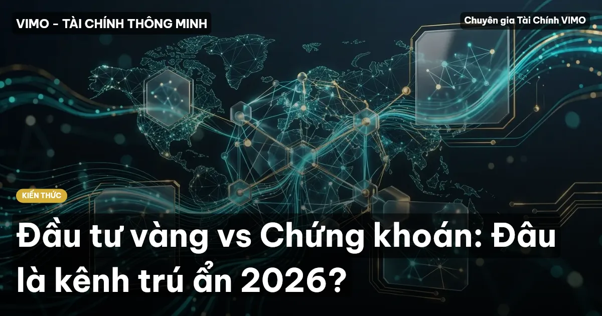 Đầu tư vàng vs Chứng khoán: Đâu là kênh trú ẩn 2026?