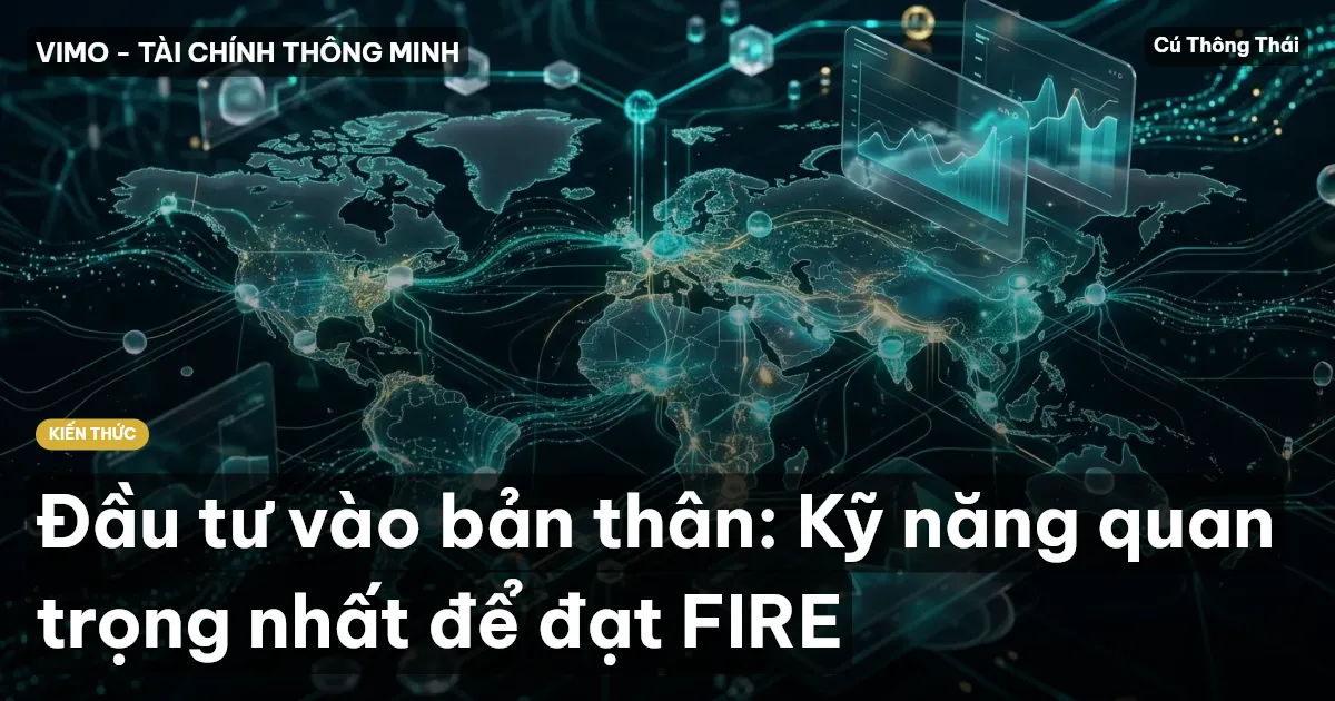 Đầu tư vào bản thân: Kỹ năng quan trọng nhất để đạt FIRE